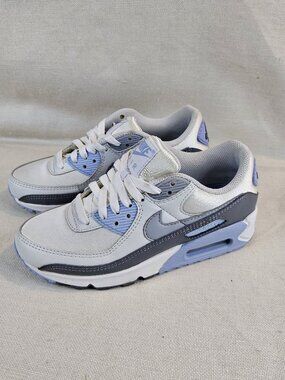 Nike Women's Air Max 90 White Wolf Gray Photon Dust Sneakers - Size 6